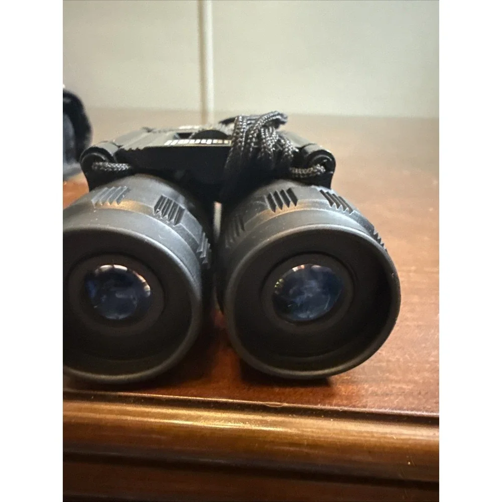 Bushnell Powerview 10x25mm Compact Folding Roof Binocular, Non-slip Rubber Armor
